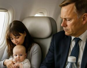Mies lentokoneessa alkoi huutaa yksivuotiaalle lapselleni: mutta juuri silloin tapahtui jotain odottamatonta...