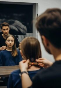 Kun 12-vuotias tyttäreni valitti terävää kipua niskan takana, vein hänet kampaamoon. Hiustenlaiton aikana kampaaja pysähtyi äkisti ja kuiskasi: ”Pam… jokin ei ole kunnossa.” Katsoin peiliin, ja kylmä väre kulki selkäpiitäni pitkin. Muutaman minuutin kuluttua olin matkalla poliisiasemalle.
