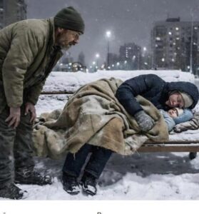 Entinen ylilääkäri vapautui vankilasta ja näki kadulla naisen, joka synnytti lapsen suoraan penkille. Ennen kuolemaansa nainen painoi vastasyntyneen vangin syliin ja antoi lapun, jossa oli osoite.