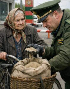 Joka päivä iäkäs nainen ajoi rajalle vanhalla polkupyörällä kantaen korissaan hiekkasäkkiä. Rajavartijat eivät pitkään ymmärtäneet, miksi nainen tarvitsi niin paljon hiekkaa, kunnes eräänä päivänä he paljastivat odottamattoman salaisuuden.