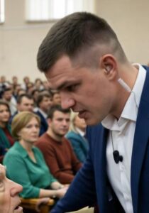 Vartija yritti ajaa veteraanin pois lapsenlapsensa valmistujaisjuhlasta — mutta vain minuutti myöhemmin tapahtui jotakin, joka sai koko salin jähmettymään hiljaisuuteen.