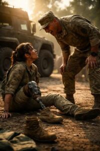 Hän potkaisi haavoittuneen sotilaan saappaat kauas ja käski tätä kylmästi: “Ryömi.” Hän ei edes huomannut, kuka seisoi hänen takanaan — eikä aavistanut, kuinka katkerasti hän vielä katuisikaan tekoaan. 😨😨