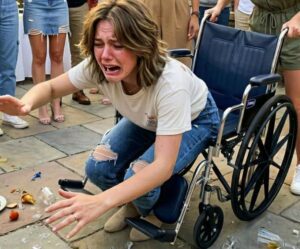 Sisareni väitti kaikille, että teeskentelin halvaantumista saadakseni sääliä — ja hetkeä myöhemmin hän tempaisi pyörätuolini alta niin rajusti, että kaaduin kiviselle pihalle yli sadan vieraan edessä. Se, mitä hän ei huomannut, oli se, kuka seisoi hänen takanaan ja näppäili jo hätänumeroa.