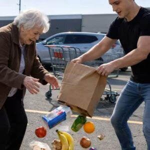 Supermarketin parkkipaikalla nuori mies nappasi iäkkään naisen ostoskassin, heitti sen maahan ja hyökkäsi sitten toisen iäkkään miehen kimppuun, joka yritti vain suojella naista. Nuori mies ei kuitenkaan olisi voinut kuvitella, mitä hänelle tapahtuisi vain muutamaa sekuntia myöhemmin.
