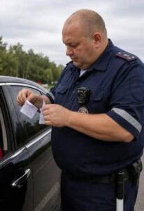 Poliisi repi nuoren naisen ajokortin yrittäessään nöyryyttää häntä – mutta sekunteja myöhemmin hän itse seisoi järkyttyneenä, kun nainen avasi hansikaslokeron