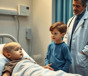 Lasten onkologian osastolla huone 308 tuntui olevan kuin toisessa ajassa.